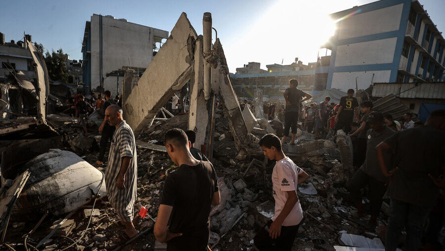 GAZA UN building
