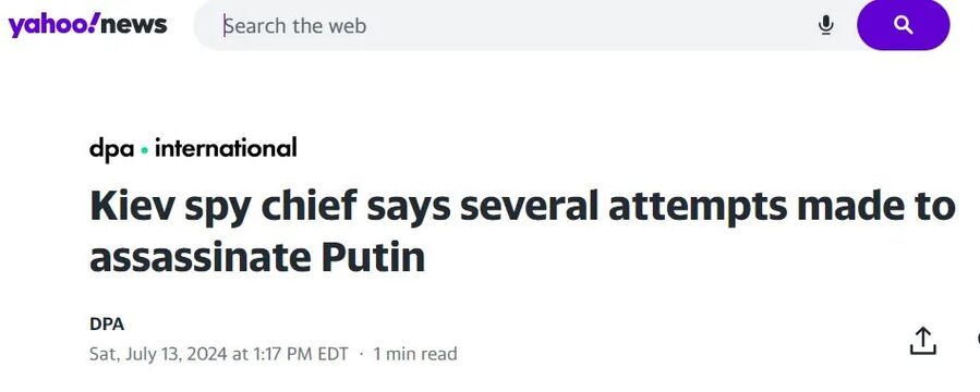 Kiev goes after Putin