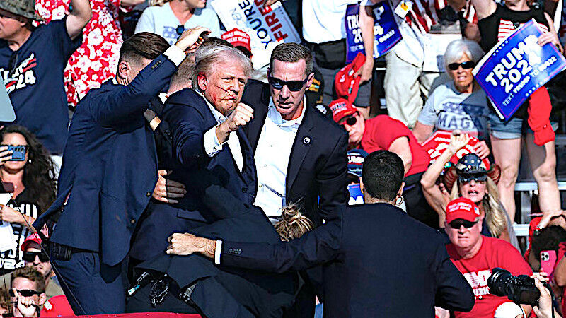 Clic para aumentar trump