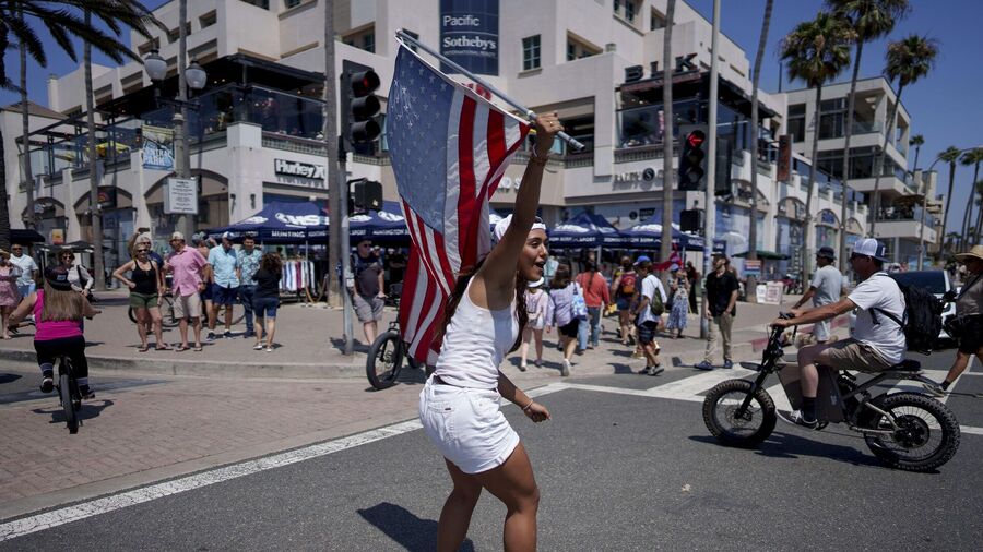 USA Street flag