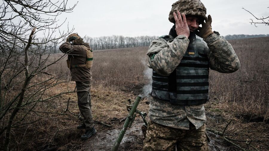 Ukraine solider