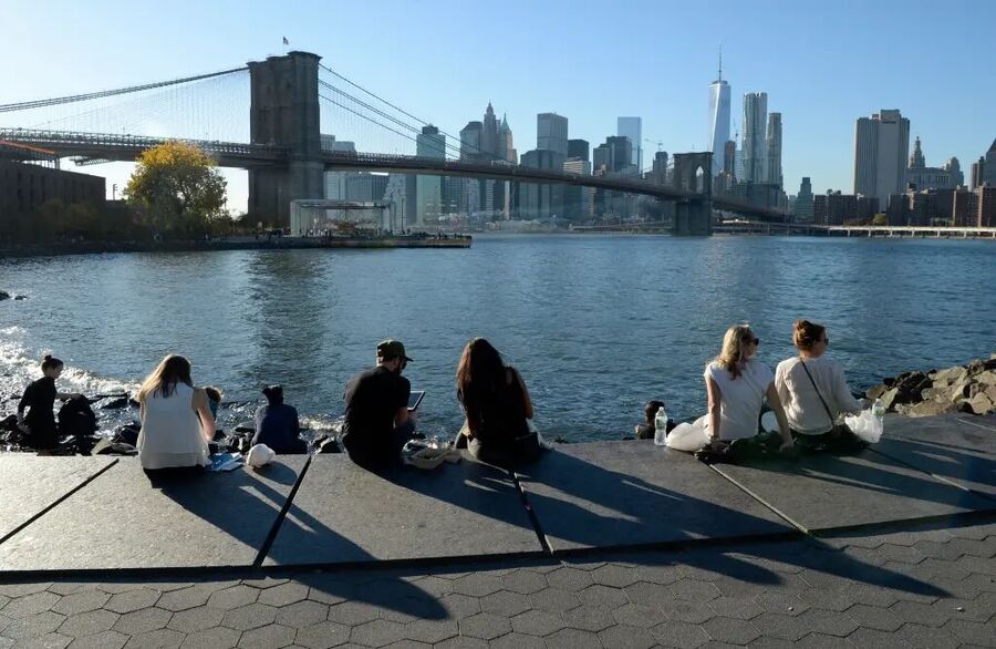 Clic para aumentar Brooklyn Promenade bridge