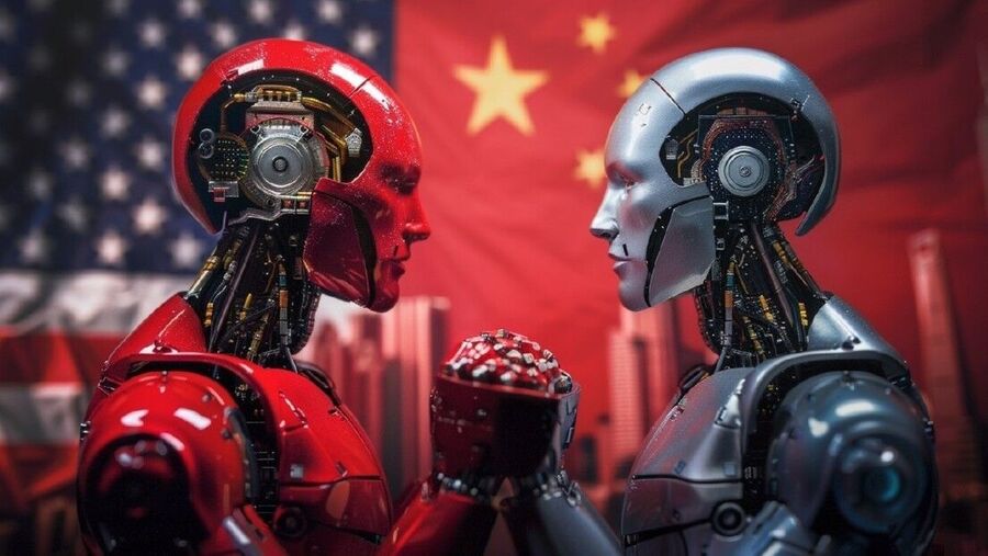 China USA robot
