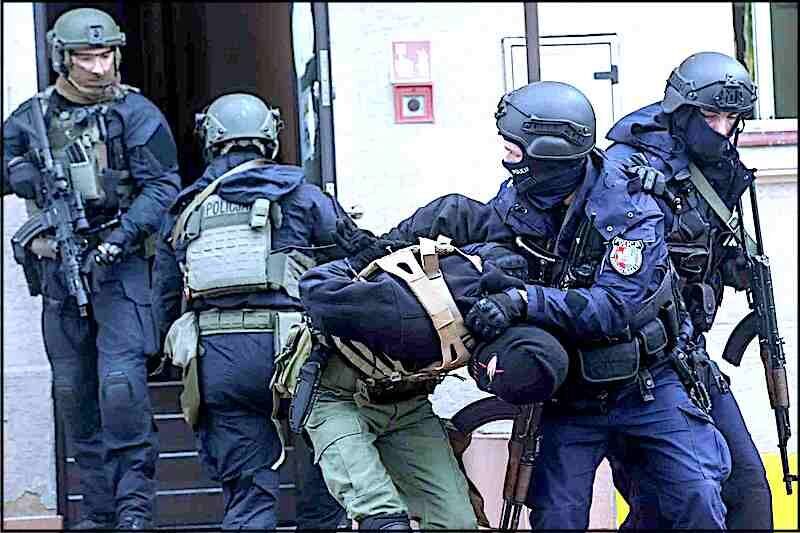 suspect in custody