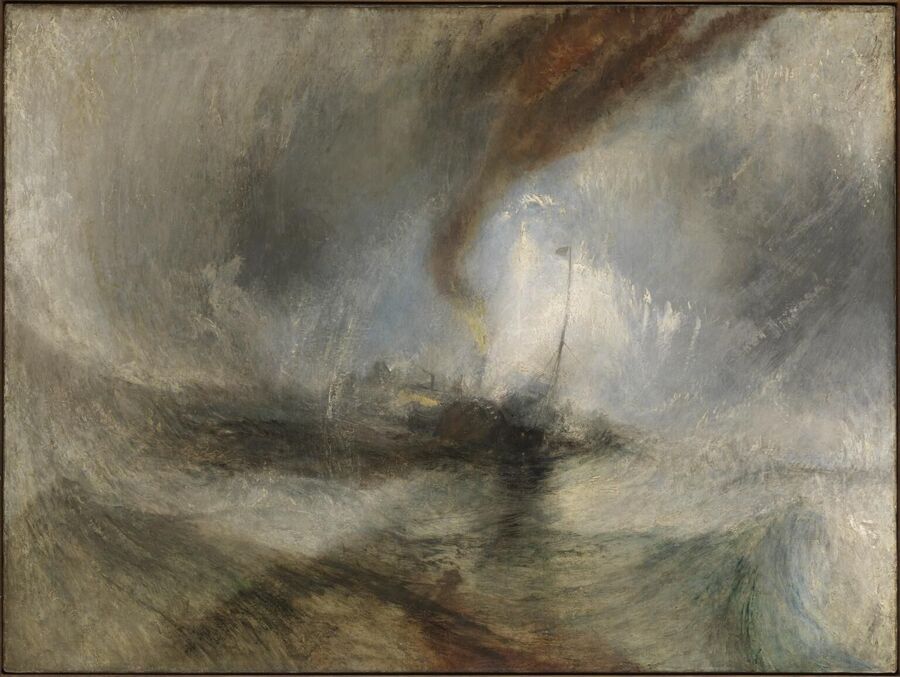 Clic para aumentar painting snowstorm