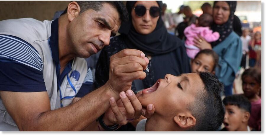 vaccine gaza