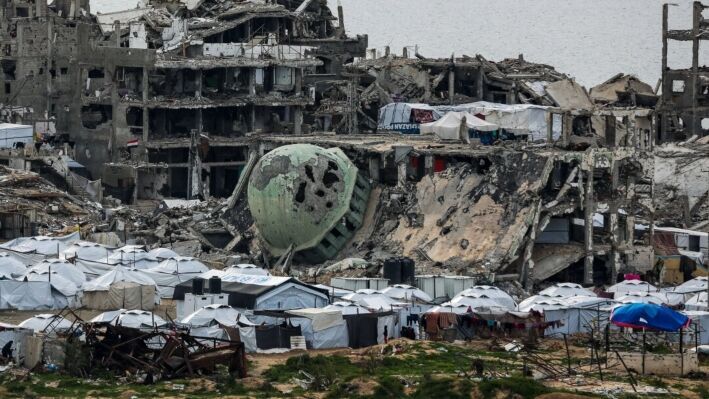 Clic para aumentar l oeste de la ciudad de Gaza, el 3 de marzo de 2025.