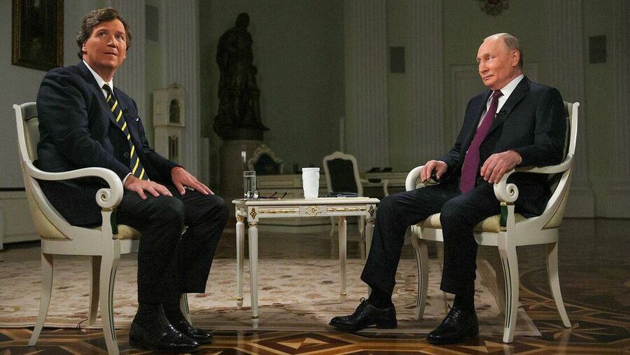 Clic para aumentar Tucker Putin