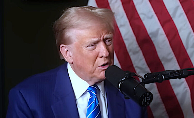 Clic para aumentar Trump