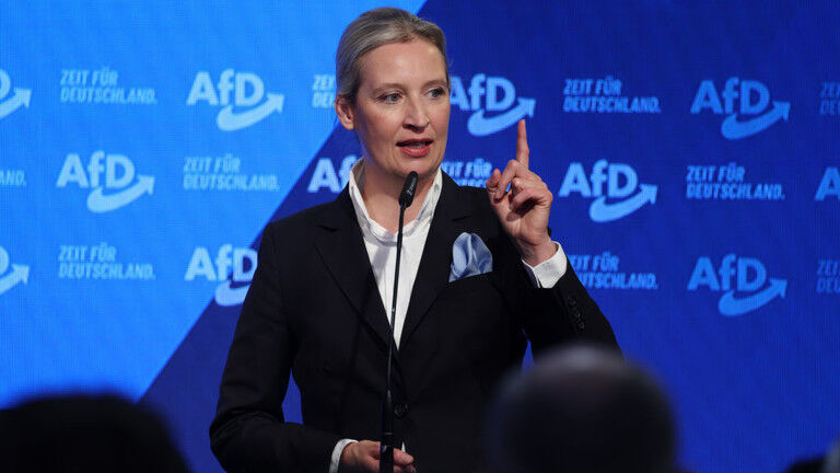 Co-leader of the Alternative for Germany (AfD) party, Alice Weidel.