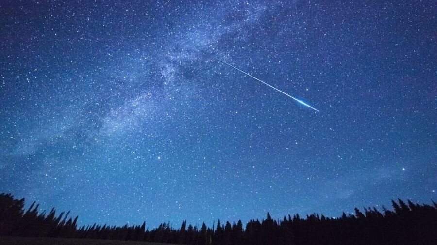 Clic para aumentar La lluvia de meteoros conocida como las Líridas será la «superestrella» de abril de 2025.