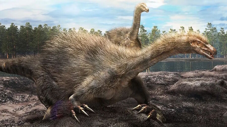 Clic para aumentar clawed dinosaur Duonychus tsogtbaatari