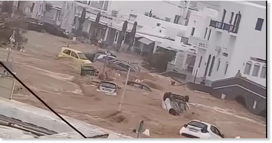 A powerful wave of severe weather has swept across Greece, bringing heavy rain, thunderstorms, and hailstorms that have wreaked havoc in several regions, particularly the Cyclades, Peloponnese, and Central Greece.