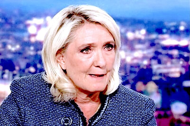 Le Pen on tv