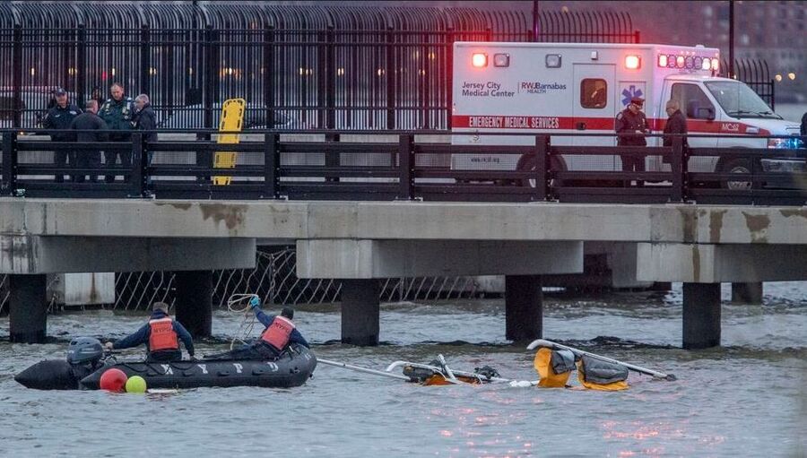 Clic para aumentar Accidente de helicóptero en Nueva York