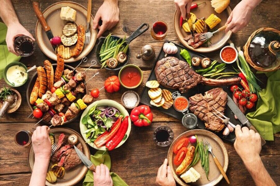 ne food pyramid meat