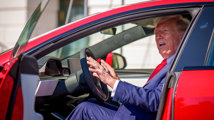 Trump Tesla