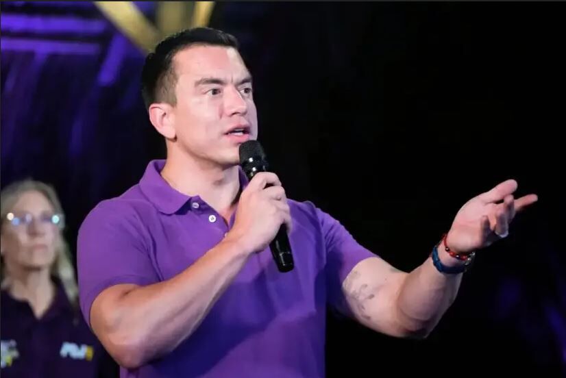 El presidente de Ecuador, Daniel Noboa