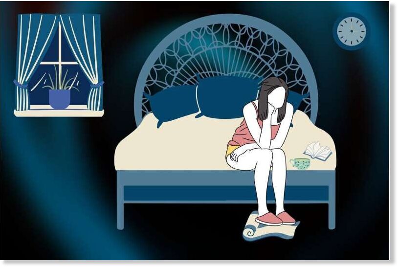 woman sleeping