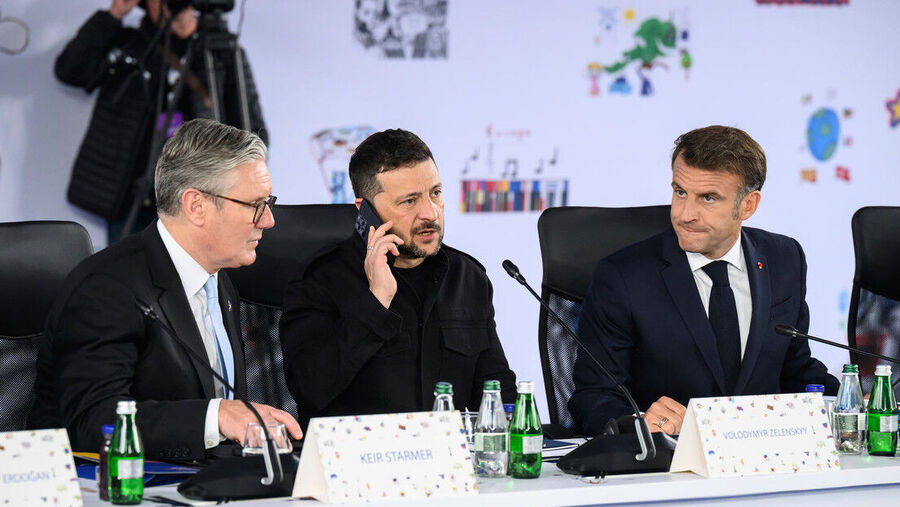 Macron, Starmer, Zelensky