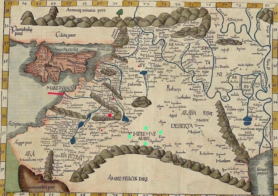 Old Syrian Map