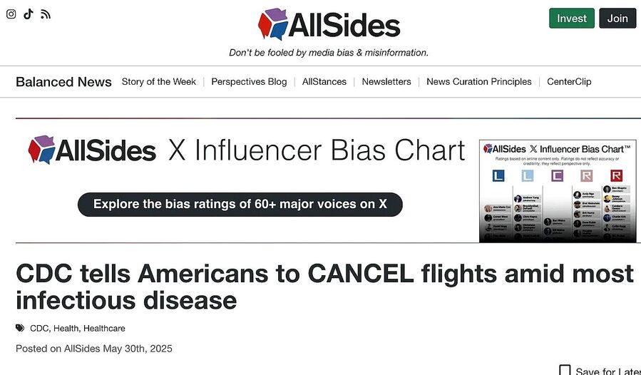 allsides website propaganda measles