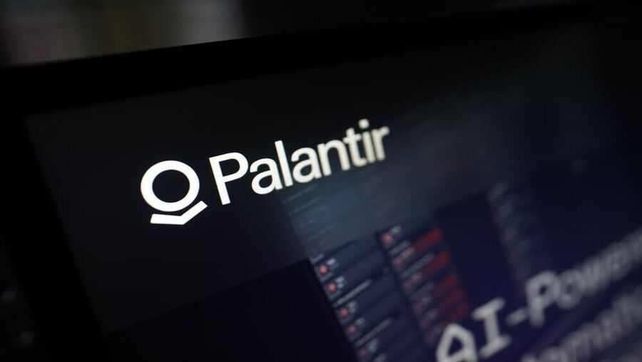 Palantir logo surveillance government ties
