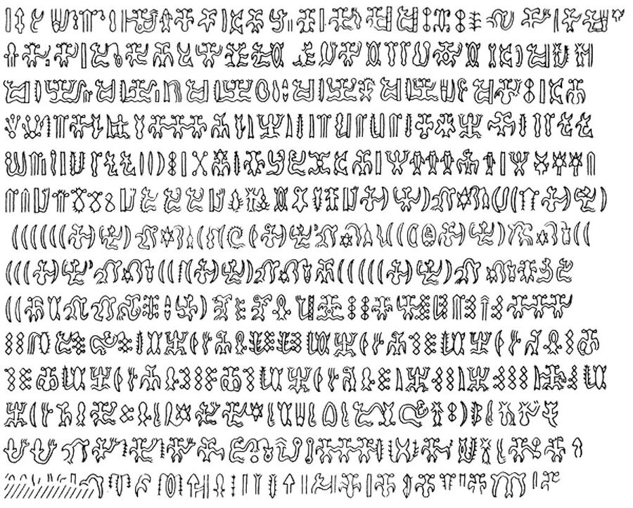 Clic para aumentar rongorango language rapa nui easter island