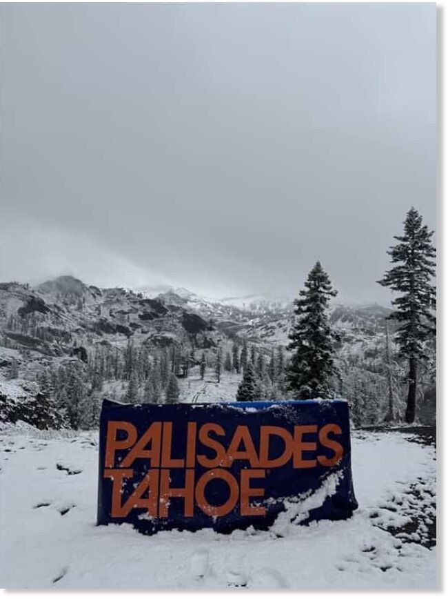 June snow for Palisades Tahoe.