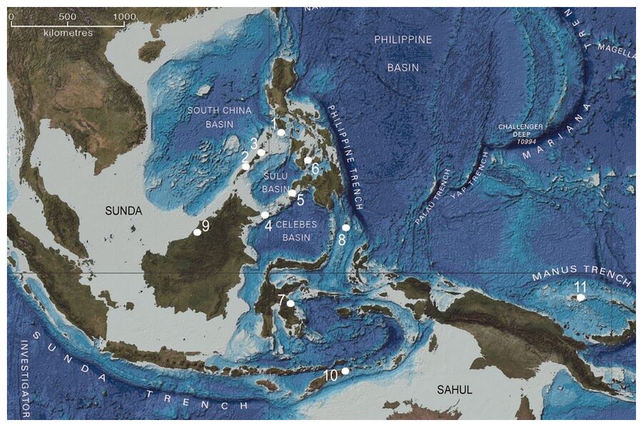 map of Island Southeast Asia