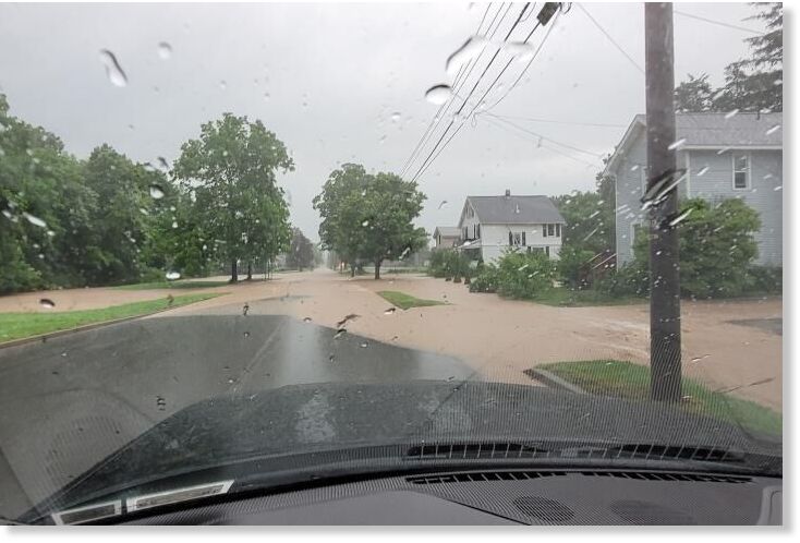 Severe thunderstorms have led to three deaths in central New York state. Village of Canastota/Facebook