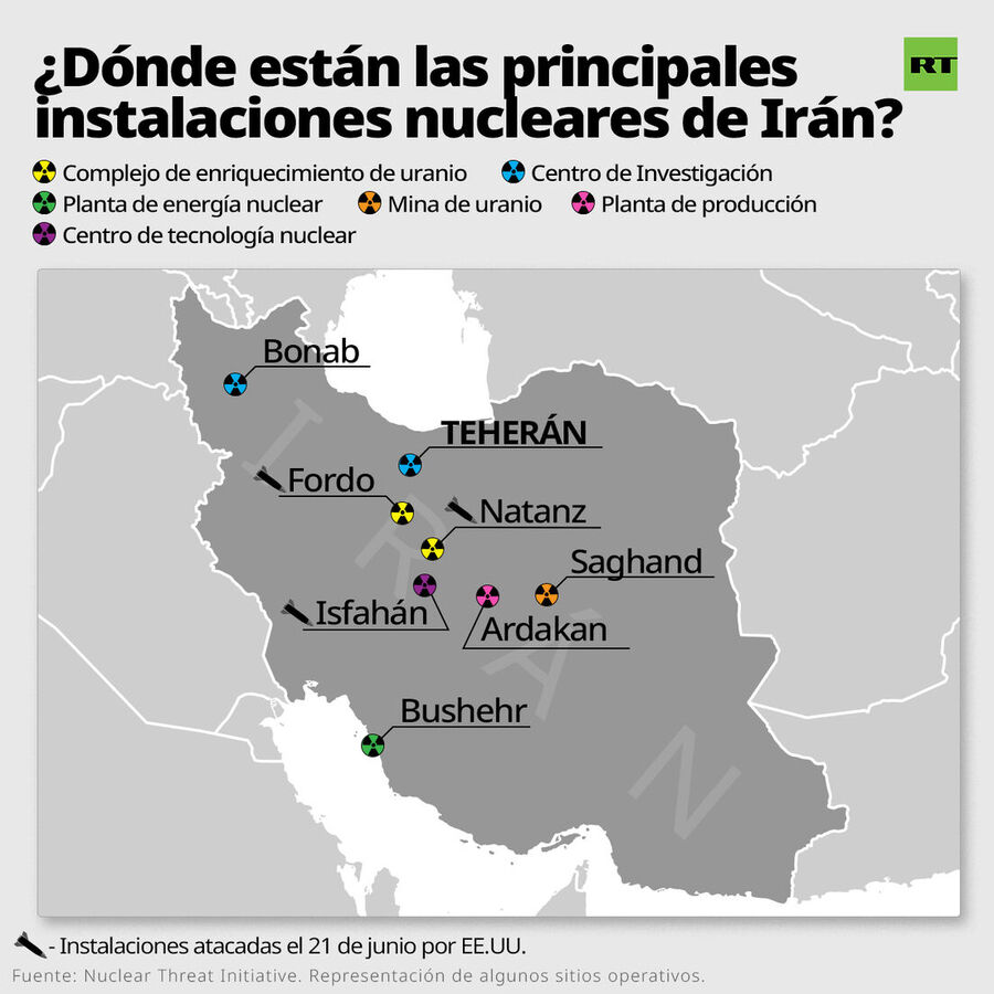 Iran Nuclear bases