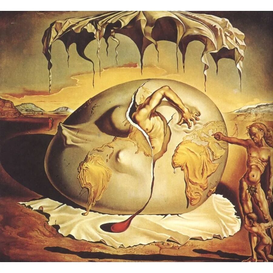 Clic para aumentar Salvador Dali — Geopoliticus Child Watching The Birth Of The New Man