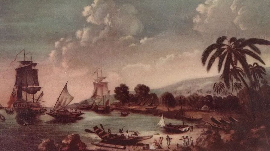 Clic para aumentar hms endeavor australia exploration captain cooke