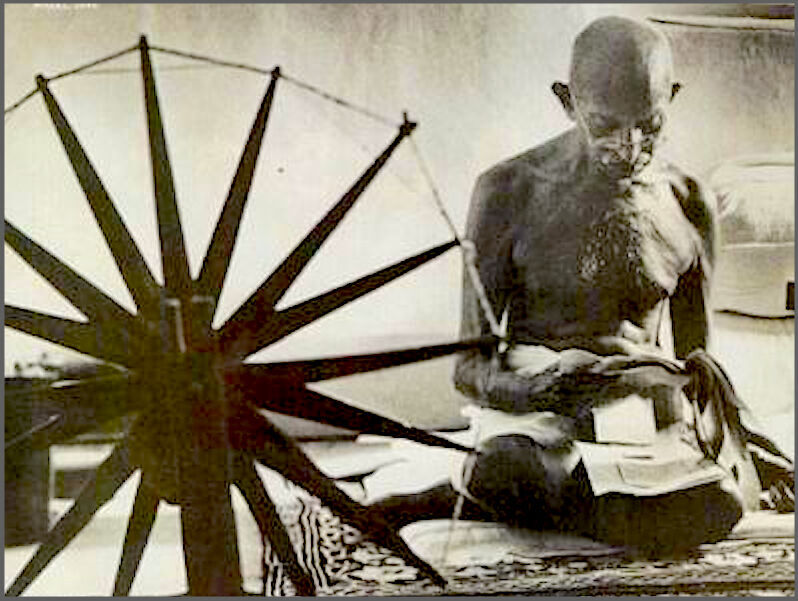 Clic para aumentar Gandhi