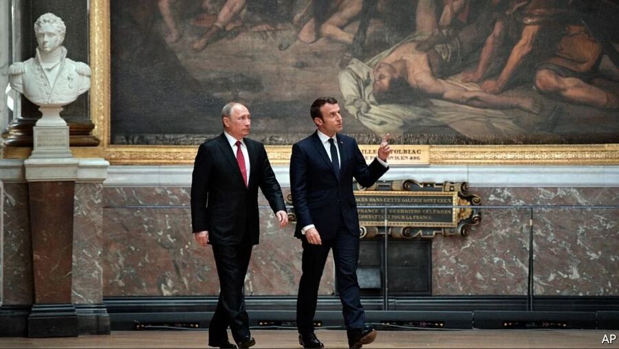 putin macron