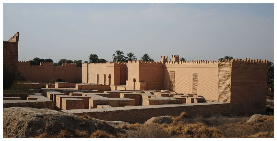 Clic para aumentar The ruins of the ancient city of Babylon