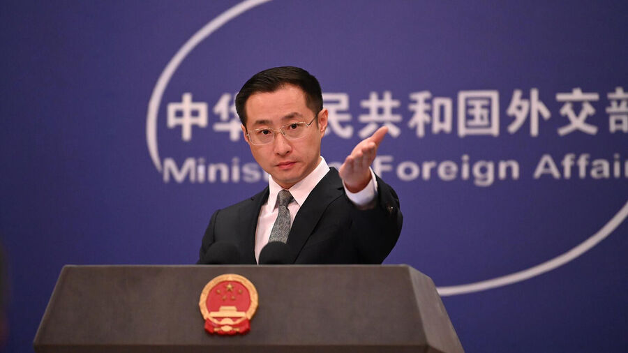 el portavoz del Ministerio de Relaciones Exteriores chino, Lin Jian