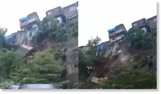 Mumbai rain: A landslide in the Mumbai Bhandup area has raised serious safety concerns.(