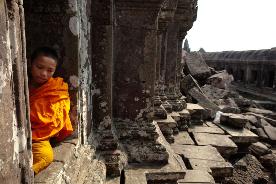 Clic para aumentar monk Cambodia