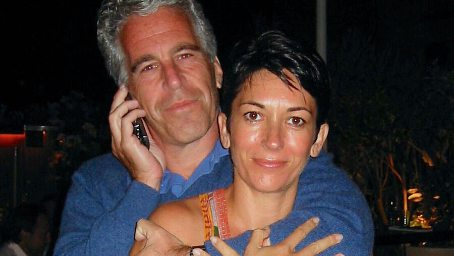 Ghislaine Maxwell y Jefferey Epstein