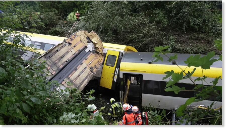 re A deadly train derailment near
