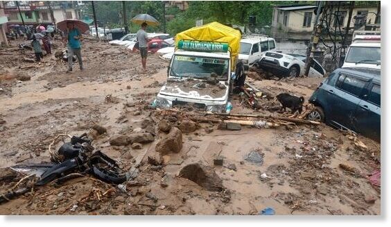 The Local Met office issued an orange alert for heavy to very heavy rainfall in isolated areas of Kangra, Mandi, and Kullu districts on Tuesday.(
