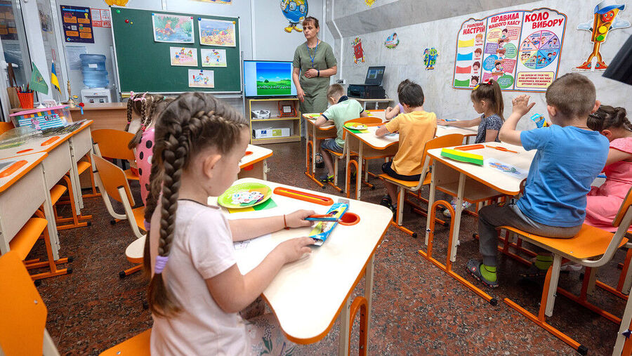 School children
