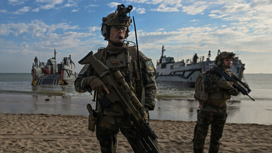 French troops
