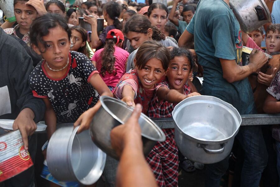 Niños palestinos