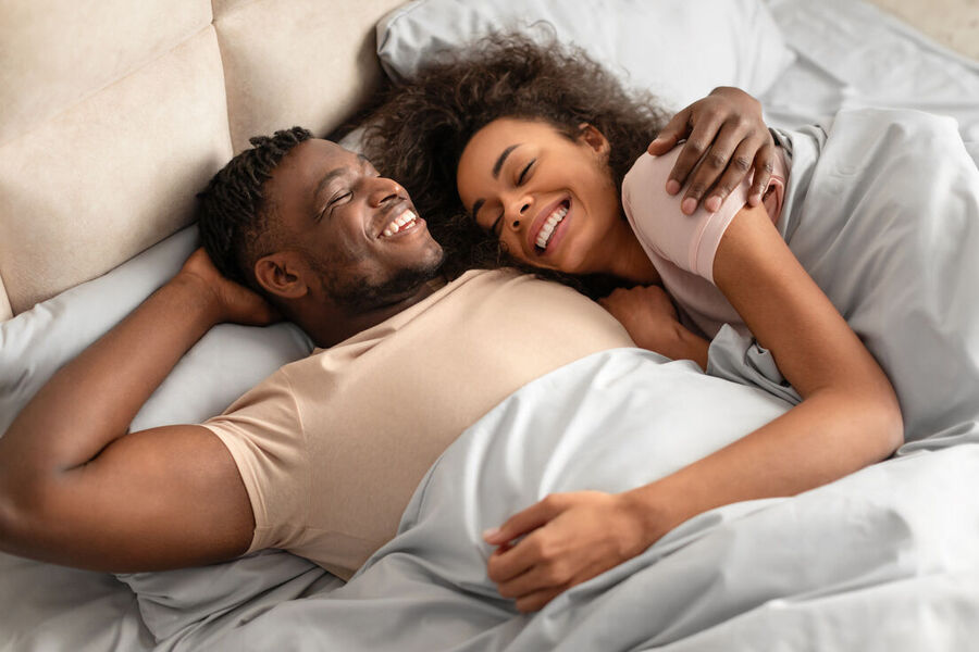 sleeping couple