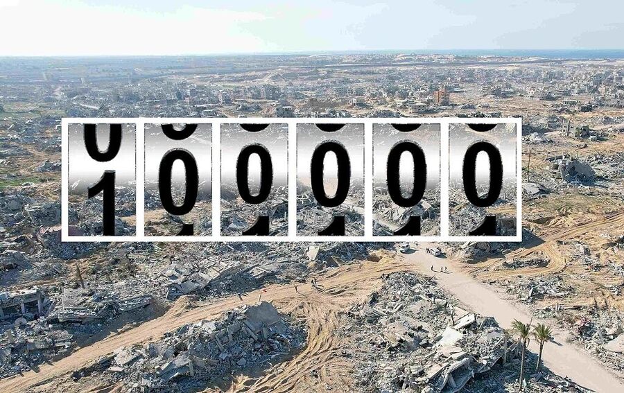 gaza death toll graphic destruction counter