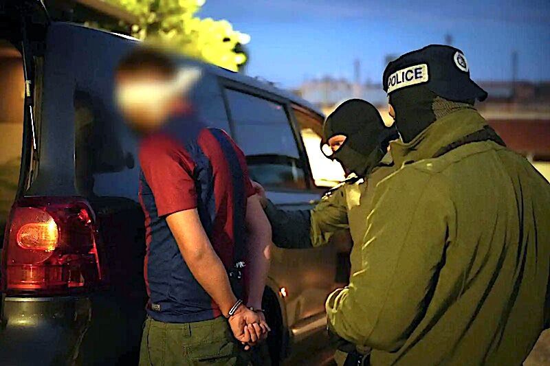 arrested