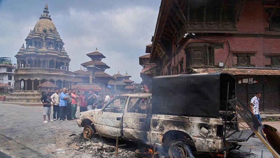 student riots nepal